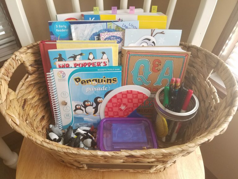 Winter Themed Morning Basket