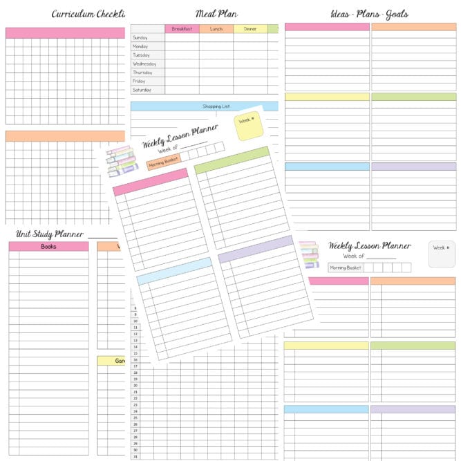 the homeschool planner the waldock way the simple planner
