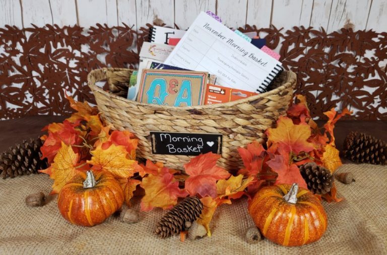 Thanksgiving Themed Morning Basket