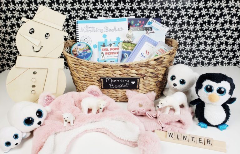 Winter Themed Morning Basket