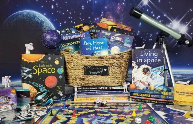 Space Themed Morning Basket