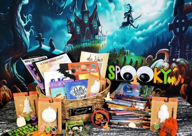 Halloween Themed Morning Basket