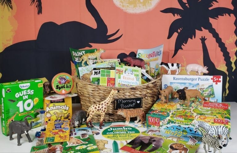 Animal Themed Morning Basket