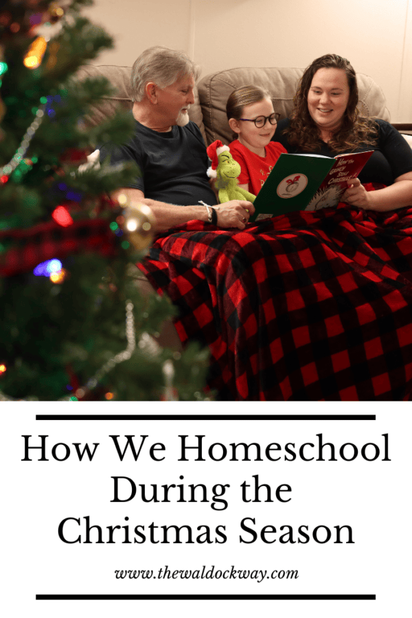 How We Homeschool Through the Holidays - Christmas School Tradition