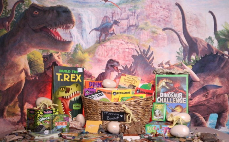 Dinosaur Themed Morning Basket