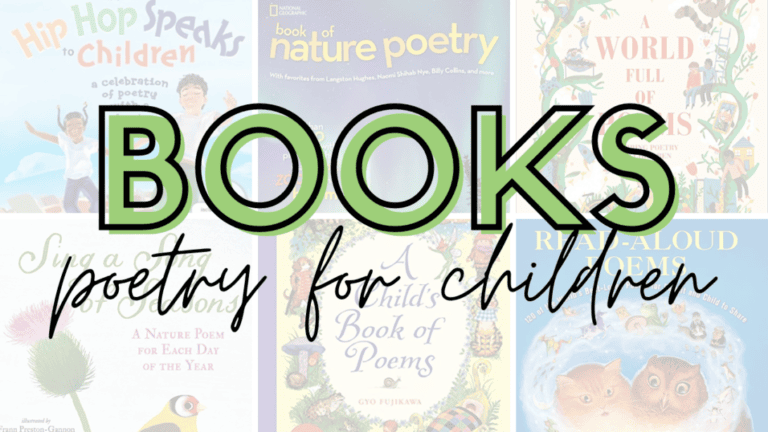 Have fun with word play with these 30+ fantastic poetry books for children. Perfect for your homeschool morning baskets or poetry teatimes.