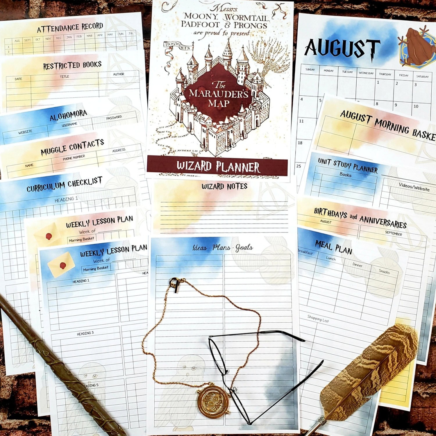The Waldock Way Homeschool Planners were created because you do not always need something elaborated, sometimes you just want a simple layout that is in a checklist format and that is what this gives you along with options to make it fit your needs.
