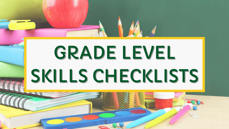 Grade Level Checklists