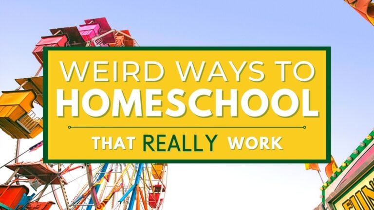 Weird Ways To Homeschool That Really Work