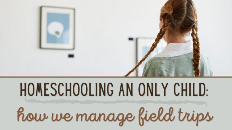 Homeschooling An Only Child: How We Manage Field Trips