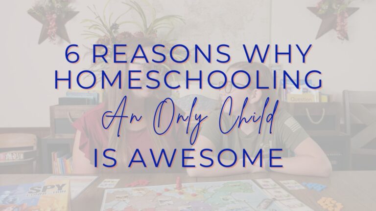 6 Reasons Why Homeschooling An Only Child Is Awesome
