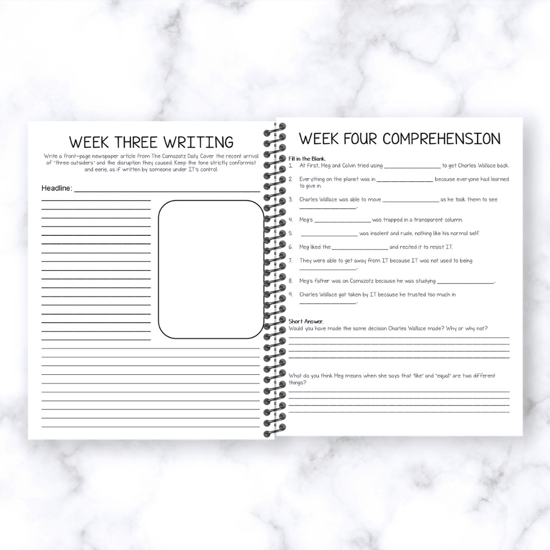 A Wrinkle In Time Novel Study - Image 3