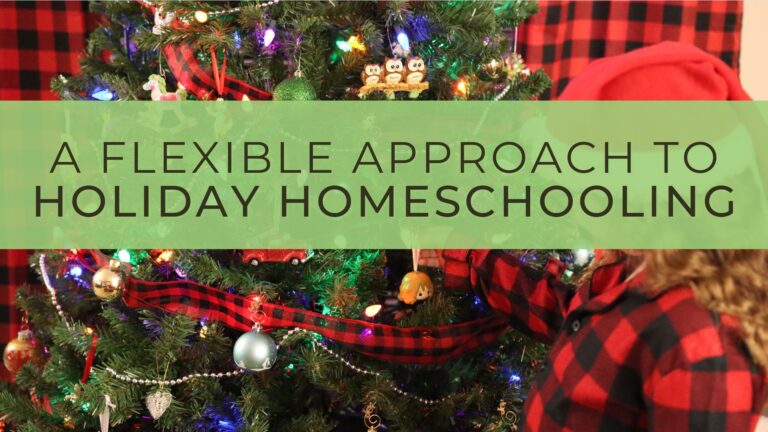 A Flexible Approach to Holiday Homeschooling