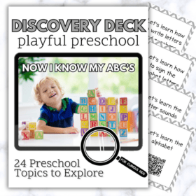 Playful Preschool Discovery Deck
