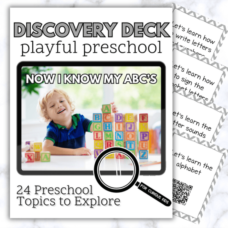 Playful Preschool Discovery Deck