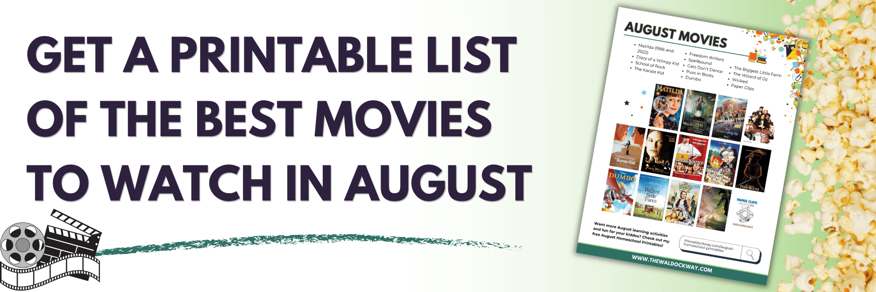 Looking for the best August movies for homeschool learning? Discover family-friendly films for back-to-school season, International Cat Day, World Elephant Day, and more. Explore educational movies, books, games, and activities that make learning fun all month long.