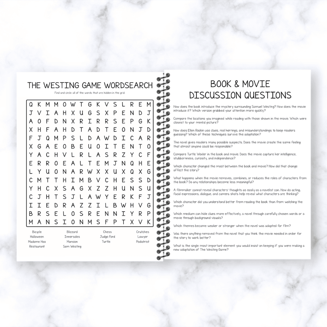 The Westing Game Novel Study - Image 4